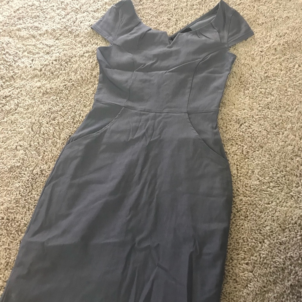 Gray lulus dress